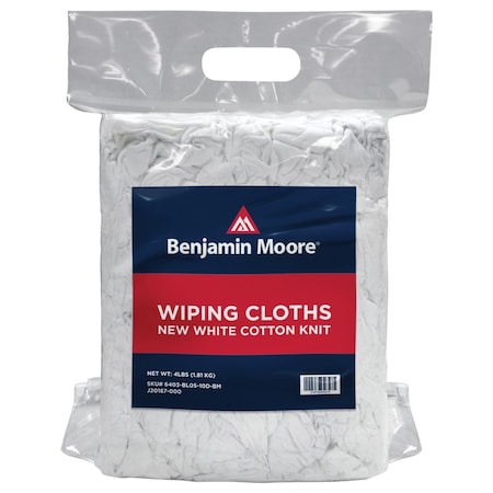 Benjamin Moore Benjamin Moore Cotton Knit Wiping Rags 4 lb 1 pk 6403-BL05-10DBM